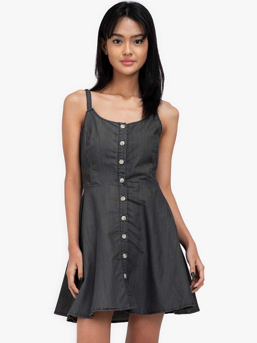 Zalora black dress top