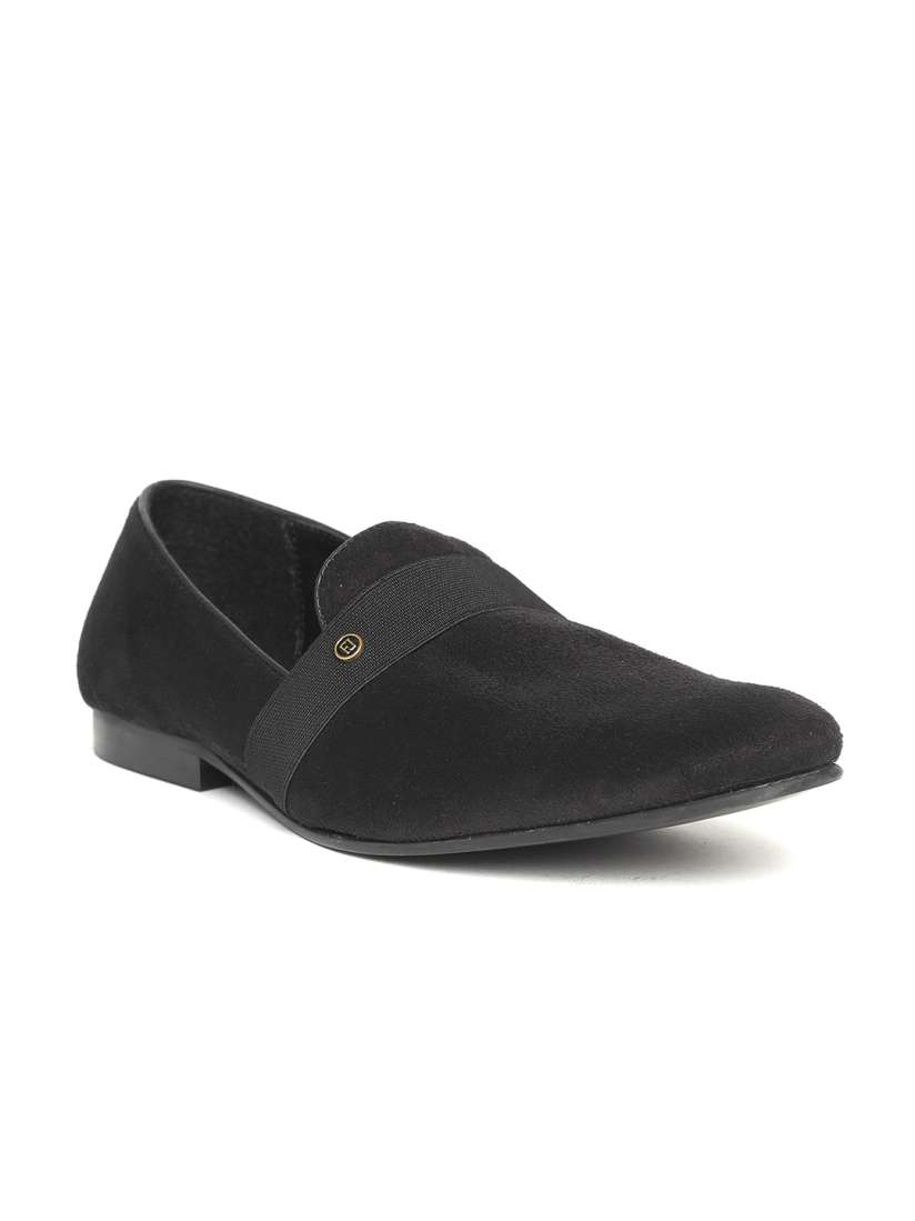 Buy Franco Leone Men Black Solid Slip Ons Casual Shoes for Men 1678878 Myntra