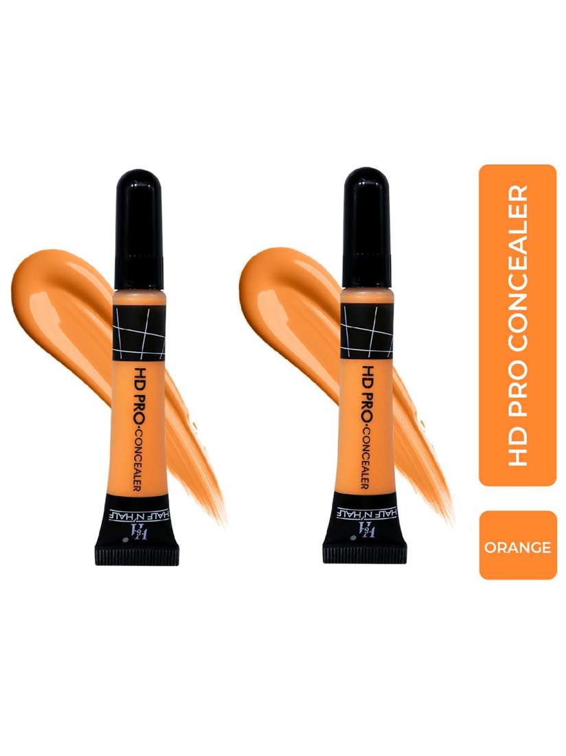 Buy Half N Half Orange Pack of 2 Hd Pro Face Makeup Concealer Orange 8gm Concealer for Women 16806390 Myntra