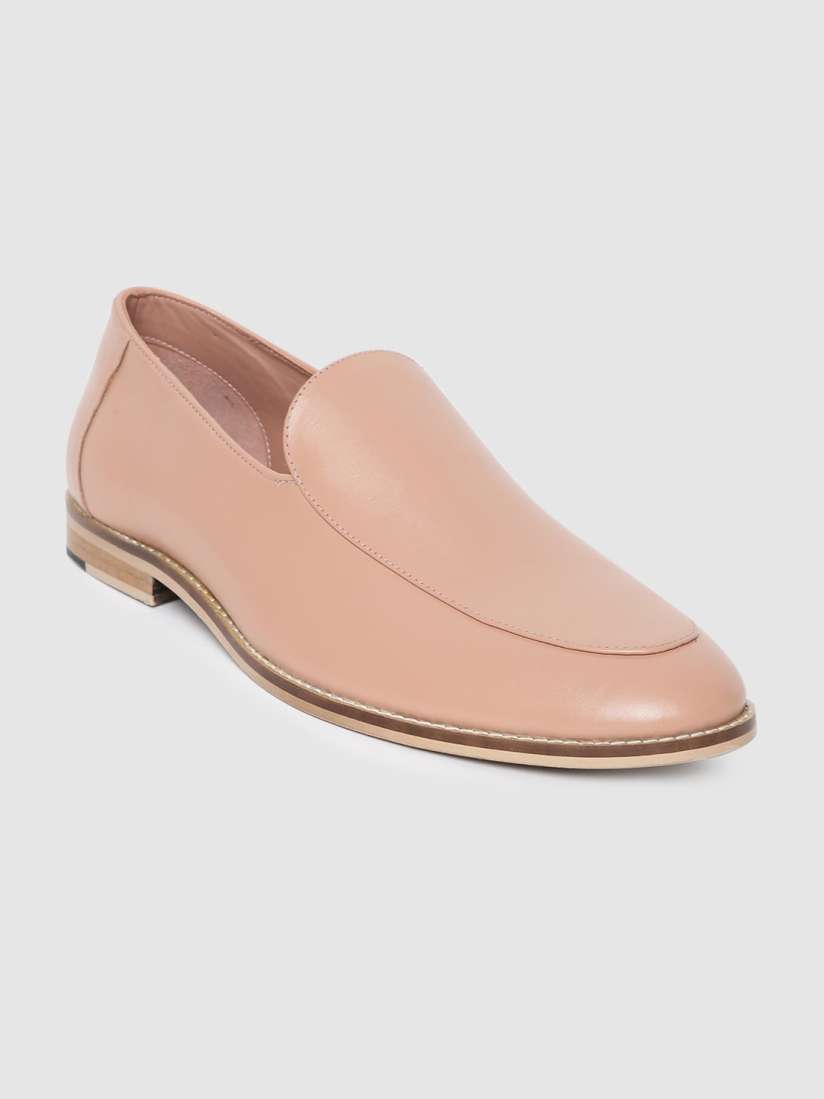 Peach colored loafers sale