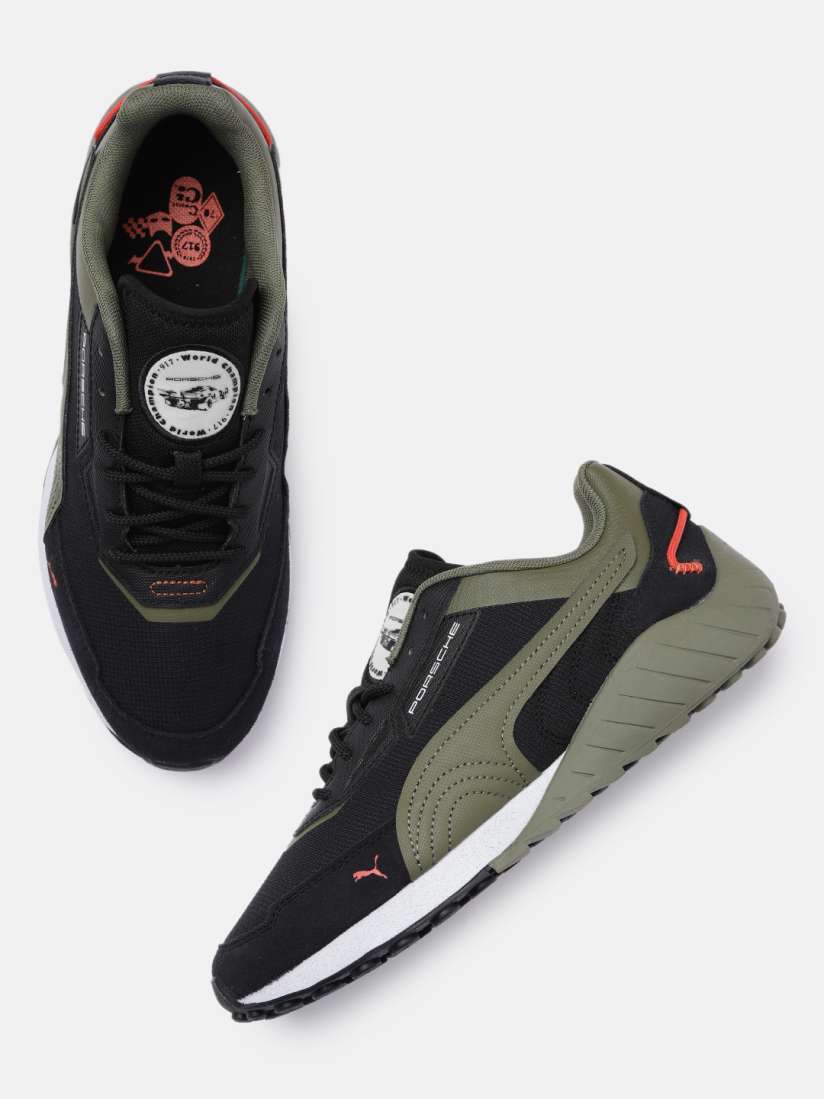 Buy PUMA Motorsport Unisex Black Green Speed Fusion Sneakers Casual Shoes for Unisex 16825394 Myntra