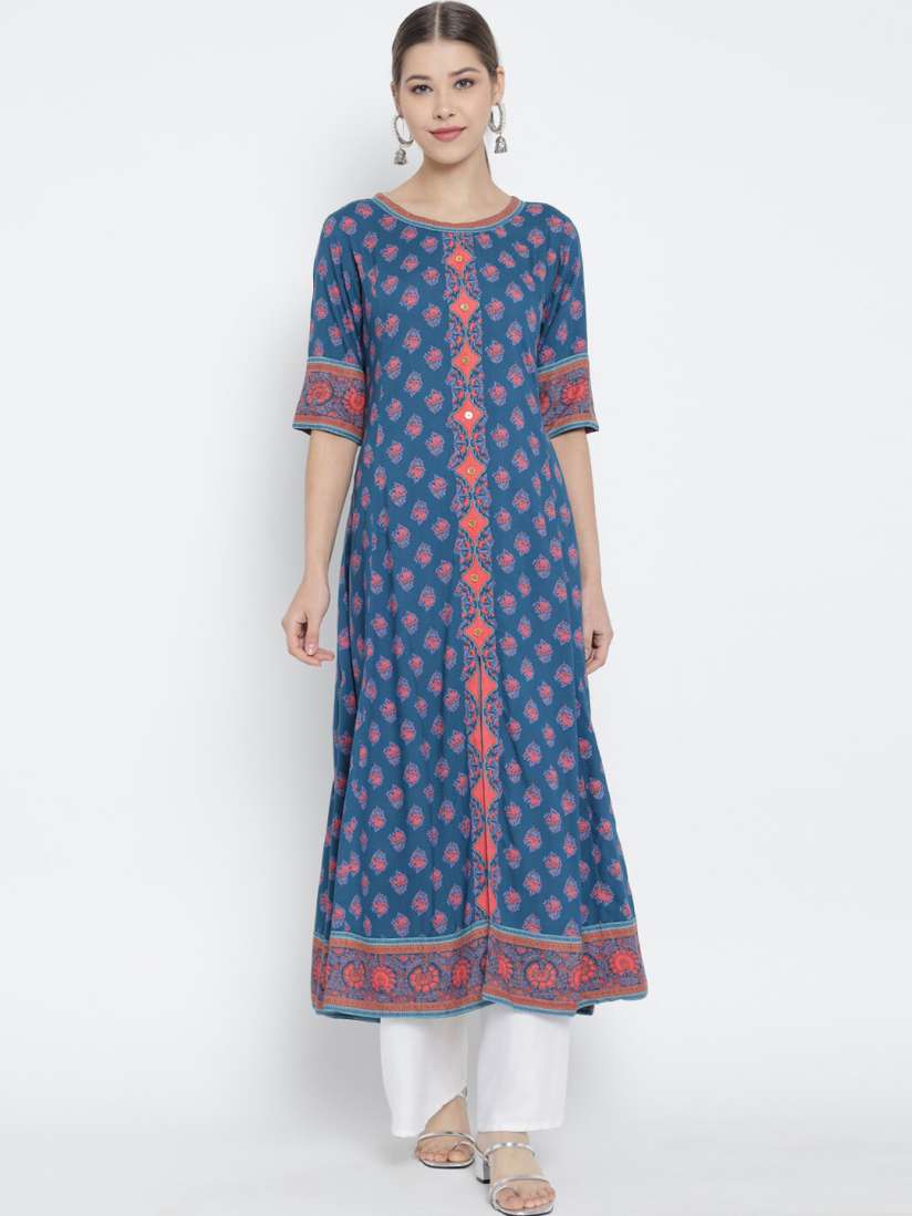 Myntra anarkali kurti on sale