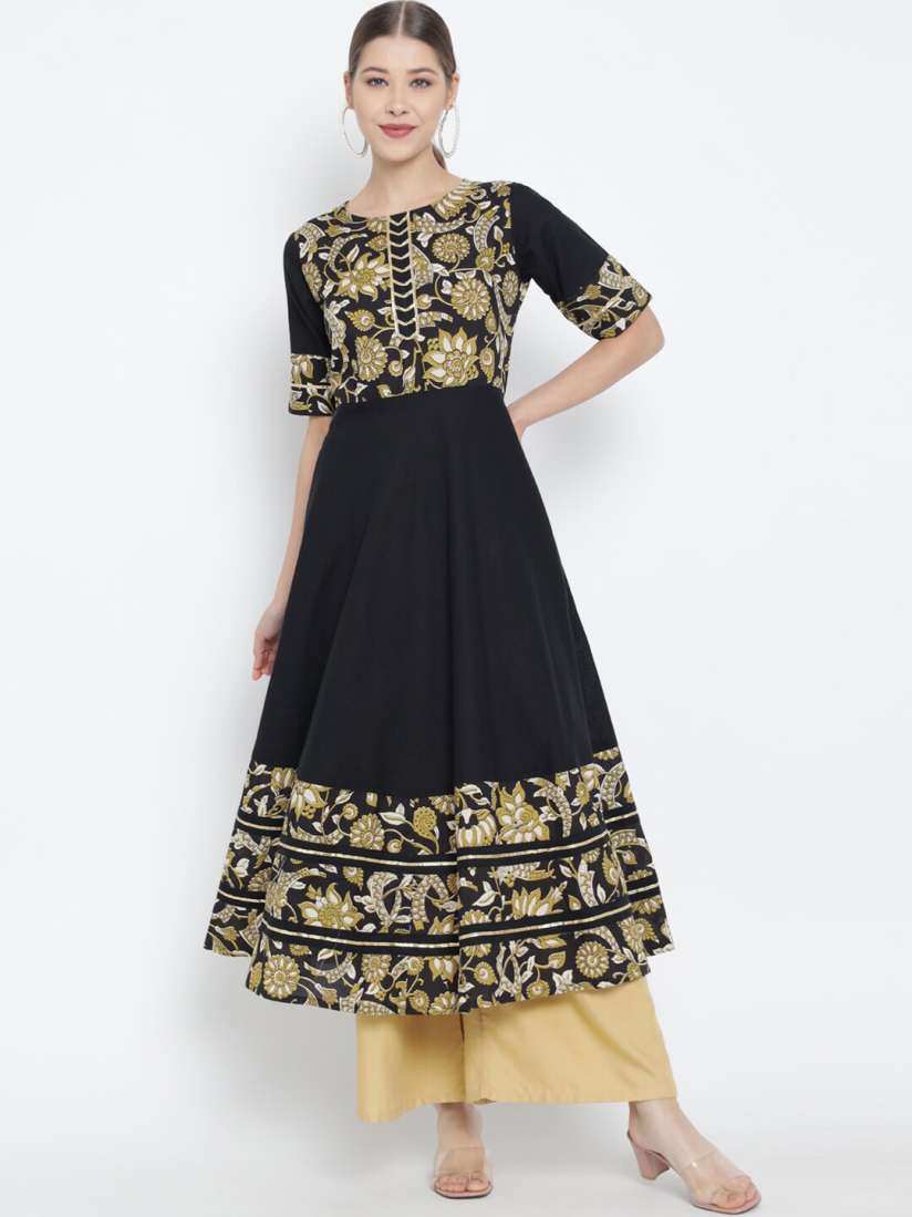 Floor length kurtis myntra sales