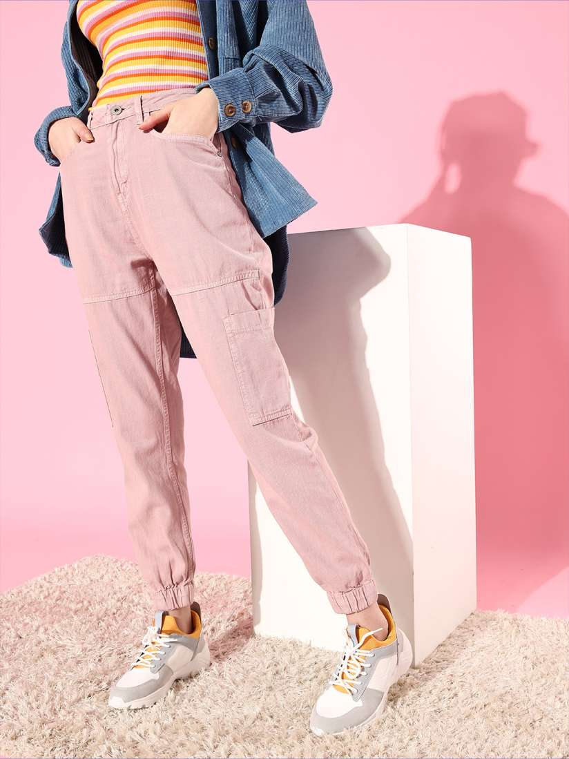 Joggers jeans for womens myntra top