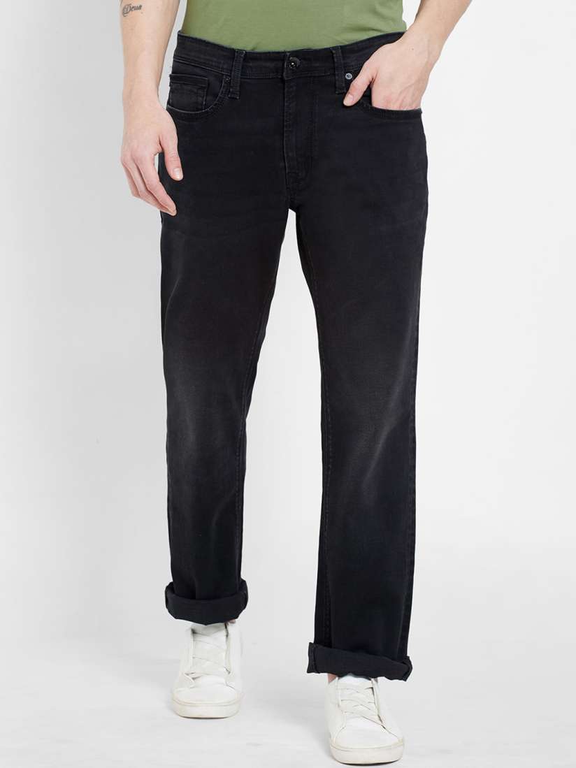 Buy Pepe Jeans Men Black Straight Fit Stretchable Jeans Jeans for Men 16835582 Myntra