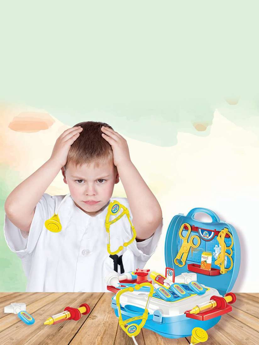 Buy Wembley Toys Kids Multicoloured Doctor Play Set with Suitcase Action Figures and Toys for Unisex Kids 16836516 Myntra