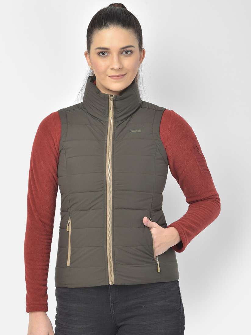 Buy Woodland Women Green Water Resistant Puffer Jacket Jackets for Women 16838264 Myntra