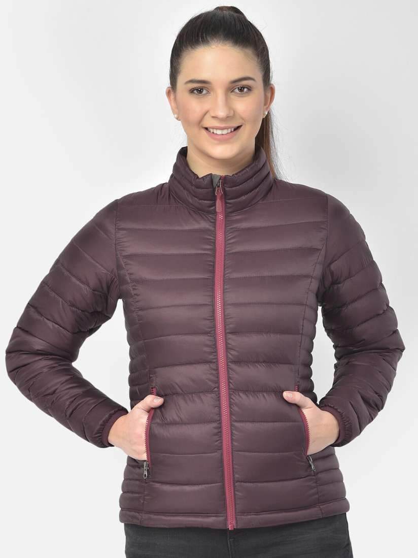 Buy Woodland Women Purple Water Resistant Puffer Jacket Jackets for Women 16838276 Myntra