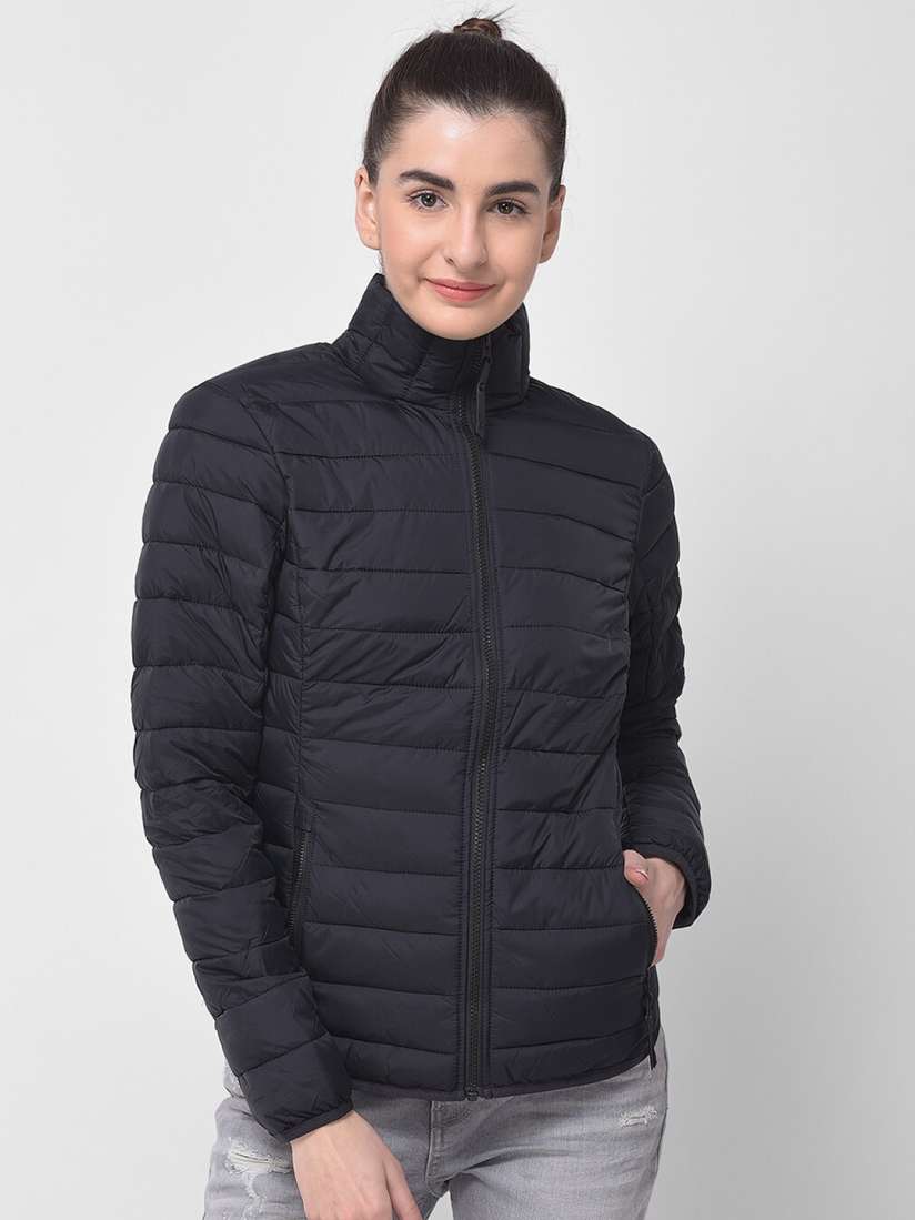 Buy Woodland Women Black Water Resistant Padded Jacket Jackets for Women 16838292 Myntra