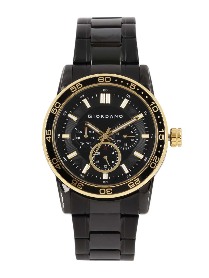 Buy GIORDANO Men Black Analogue Watch 1697 44 Watches for Men 1684506 Myntra