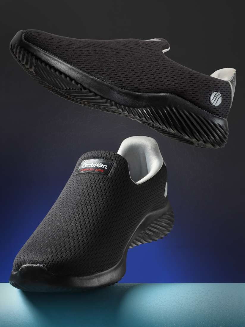 Buy Action Men Black Mesh Running Non Marking Shoes Sports Shoes for Men 16850424 Myntra
