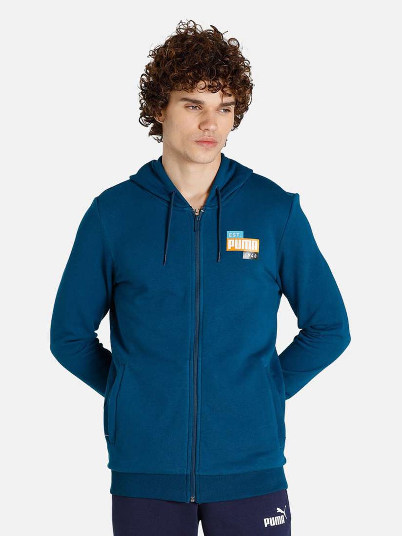 Buy Puma Men Slim Fit Hooded Track Sweatshirt Sweatshirts for Men 16851678 Myntra