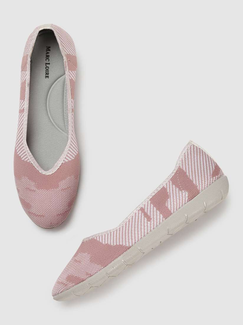 Ladies nude flat shoes discount