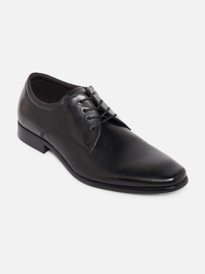 Buy ALDO Men Black Solid Leather Formal Derbys Formal Shoes for Men 16858436 Myntra