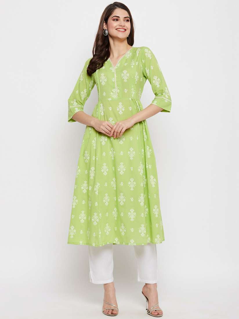 Myntra anarkali cotton kurti hotsell