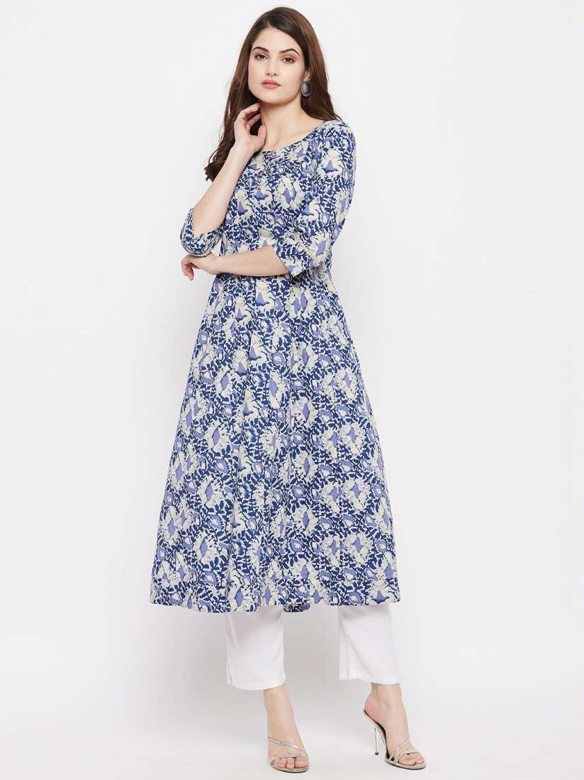 Cotton anarkali kurtis myntra online