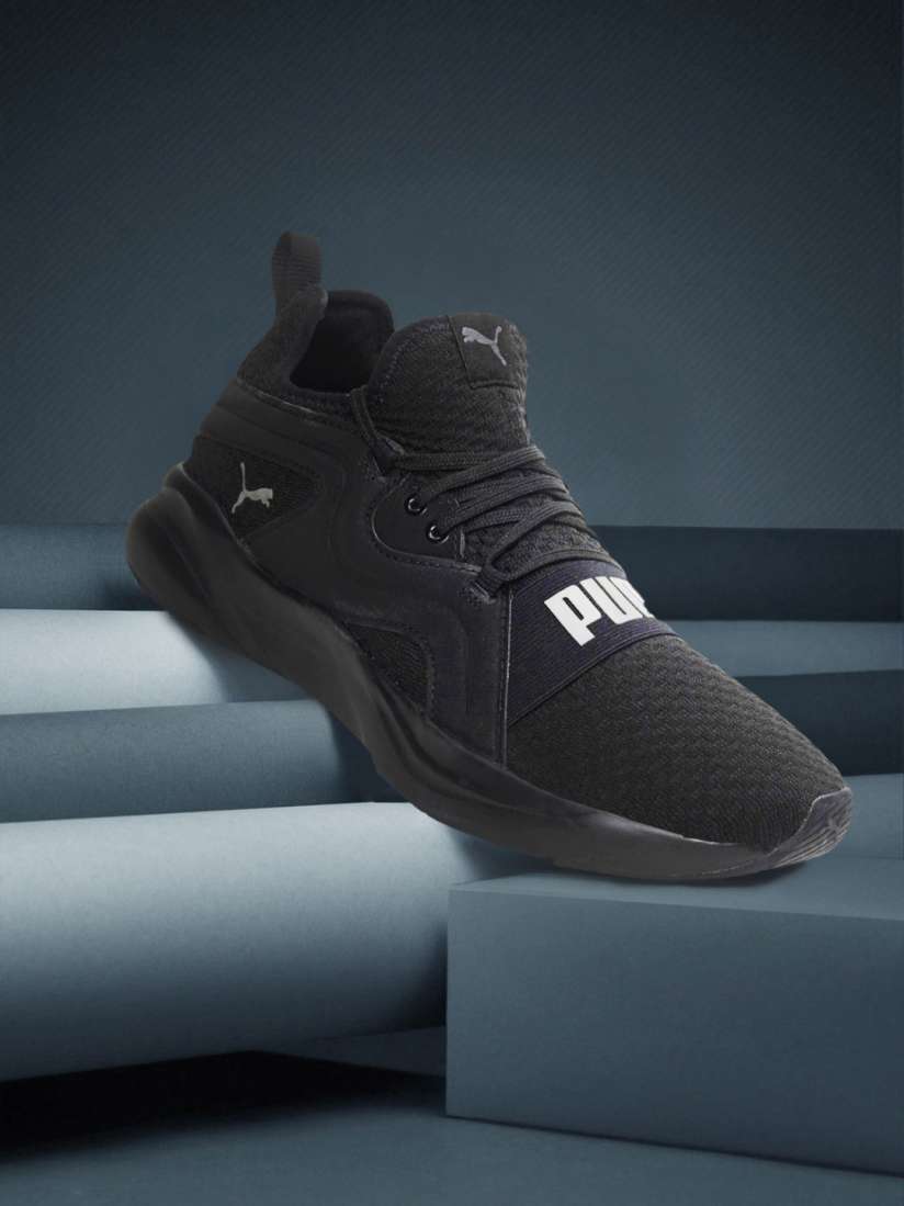 Buy Puma Men Black Textile Softride Rift Breeze Weave Walking Shoes Sports Shoes for Men 16864472 Myntra