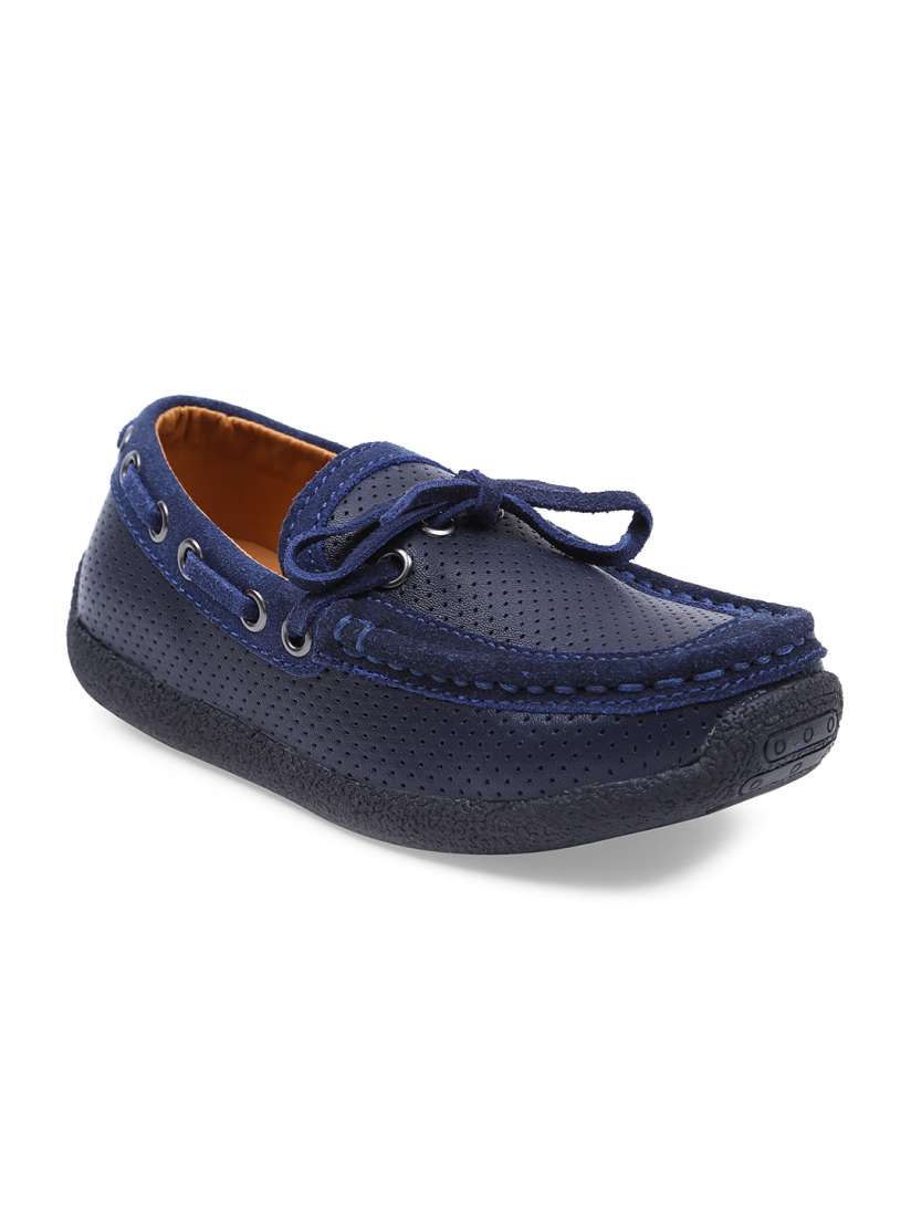 Boys blue loafers shop