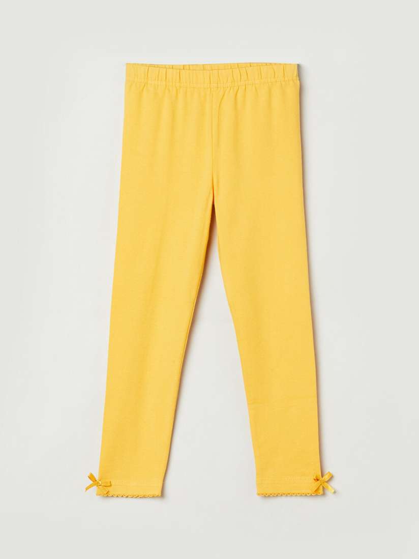 Girls mustard leggings online