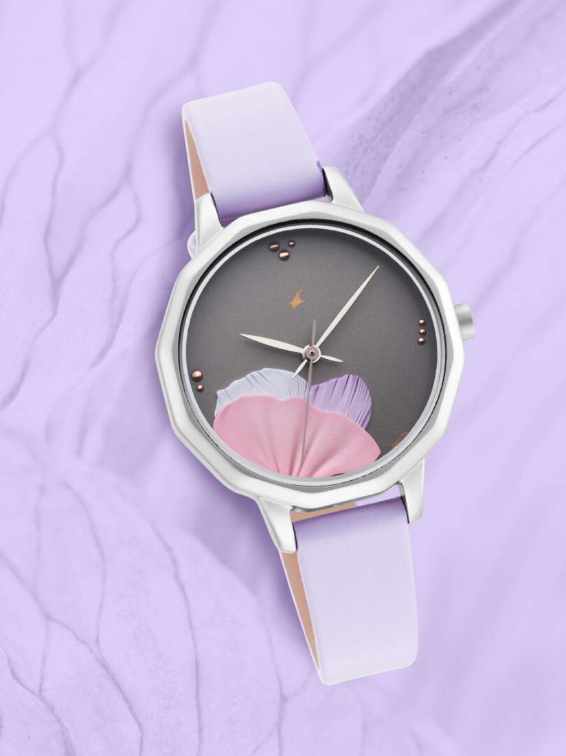 Fastrack leather strap watches for ladies sales