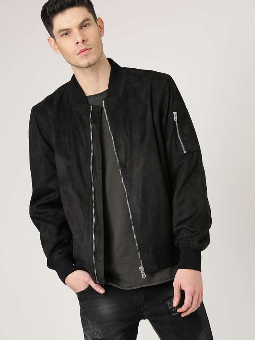 Buy ESPRIT Black Outdoor Bomber Jacket Jackets for Men 1687031 Myntra
