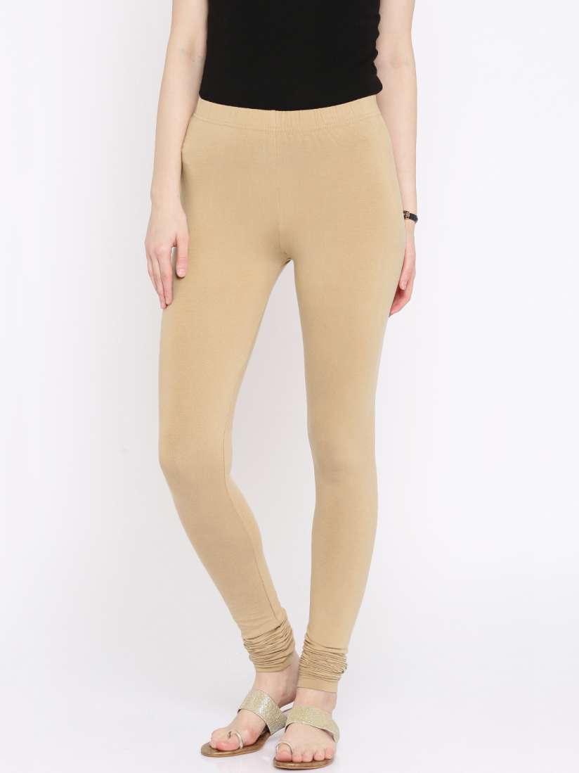 Buy Global Desi Beige Leggings Leggings for Women 1687082 Myntra