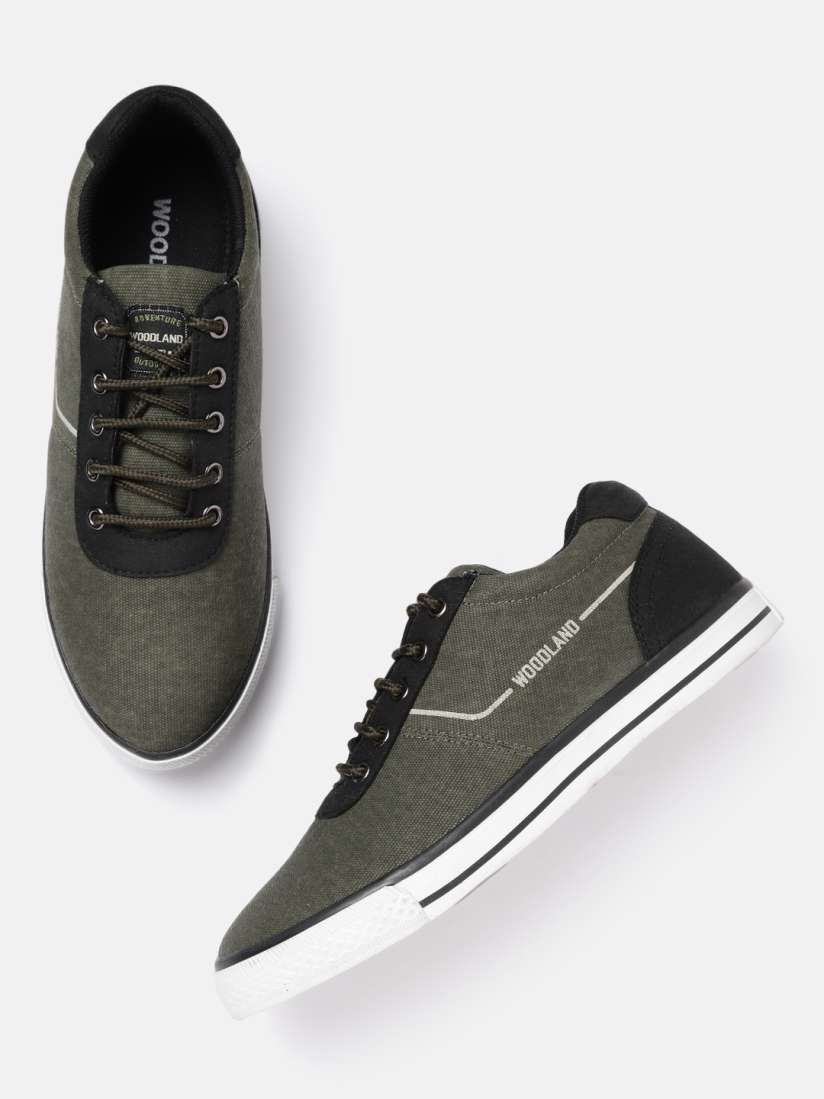 Woodland olive lifestyle shoes sale