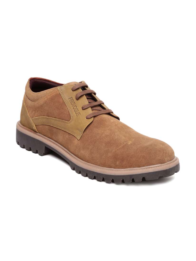 Buy Provogue Men Brown Solid Suede Derbys Casual Shoes for Men 1687283 Myntra