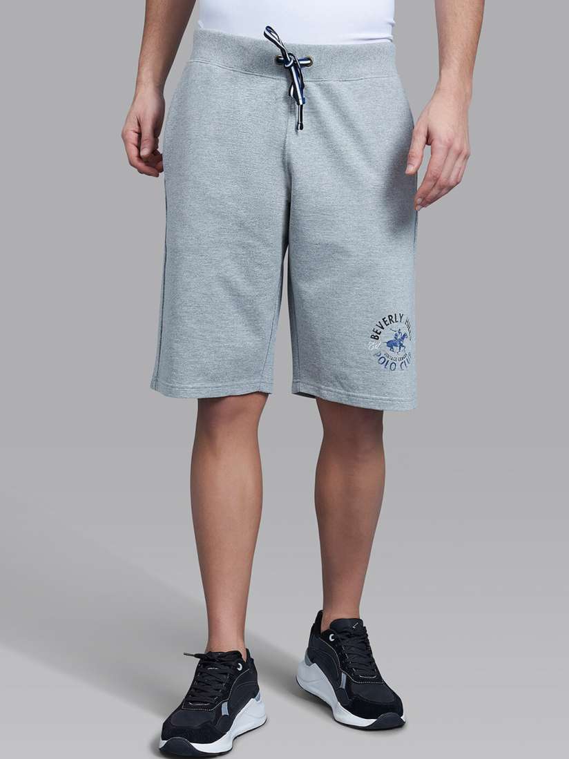 Buy Beverly Hills Polo Club Men Grey Cotton Shorts Shorts for Men 16887726 Myntra