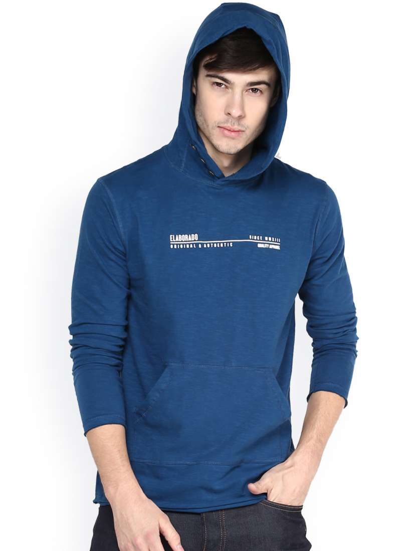 Hooded t shirt myntra deals