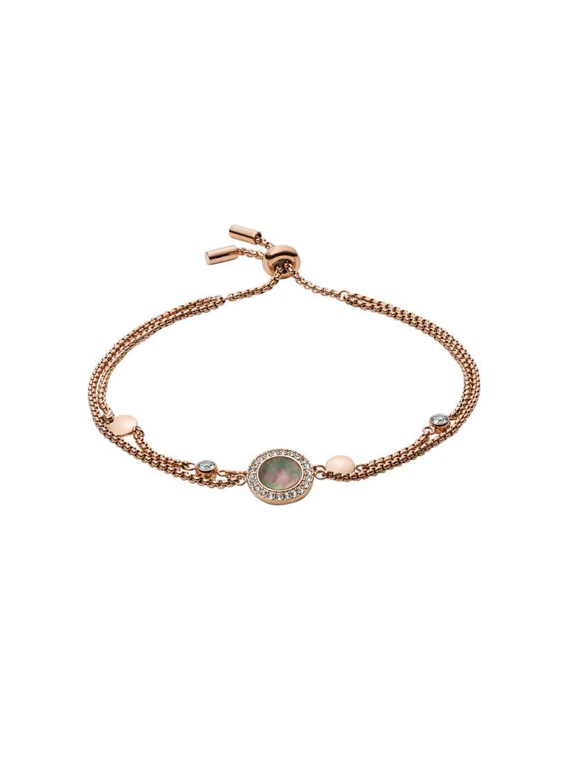 Fossil charms rosegold top