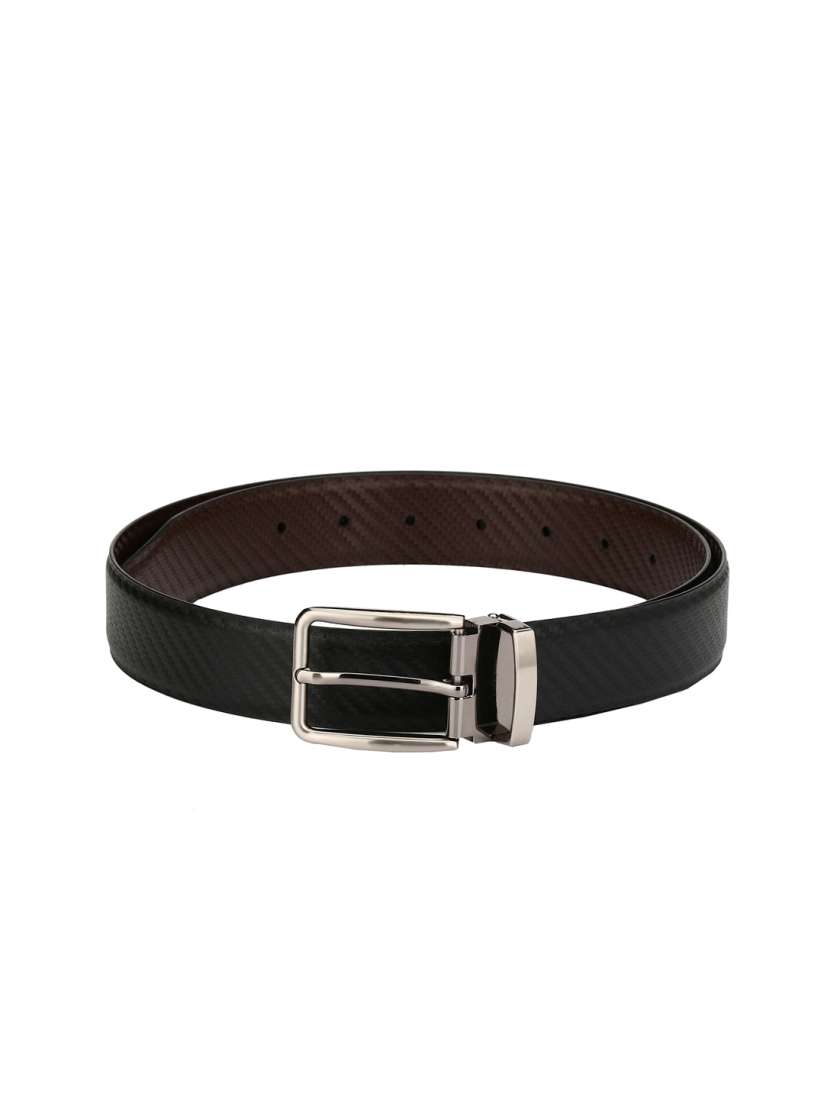 Buy Pacific Gold Men Black Brown Reversible Belt Belts for Men 1690751 Myntra
