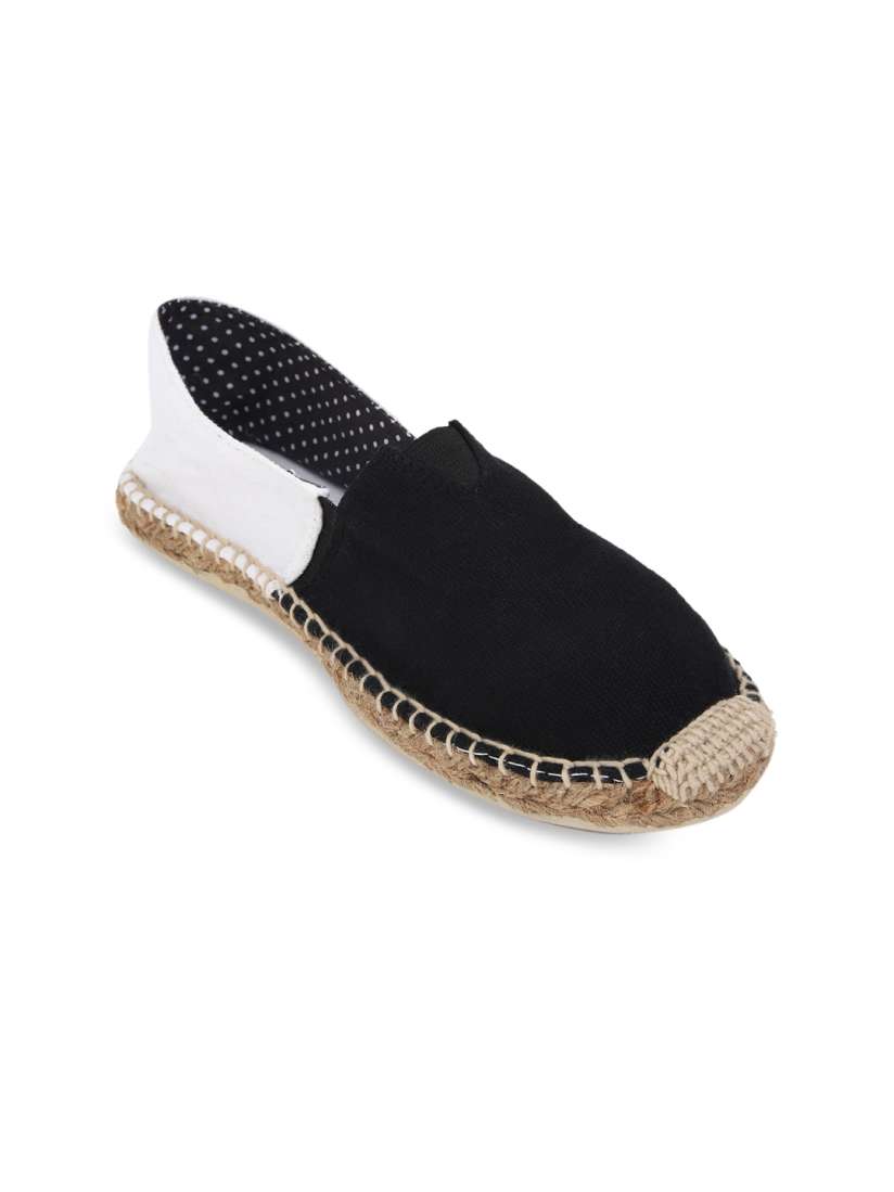 Buy FOREVER 21 Women Black Pure Cotton Espadrilles Casual Shoes for Women 16923444 Myntra