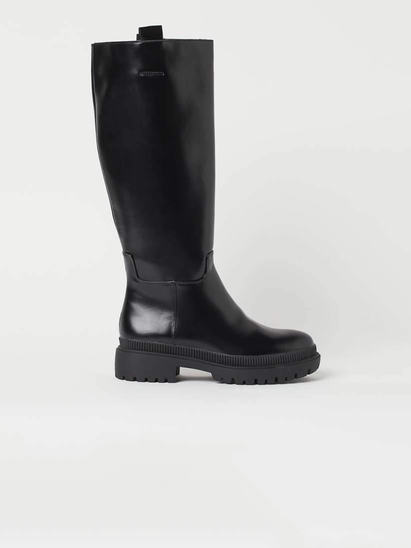 Knee length boots myntra online