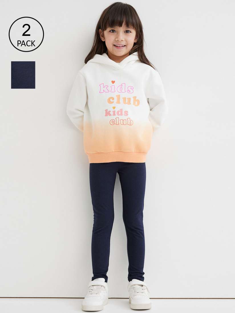 Navy blue leggings kids online