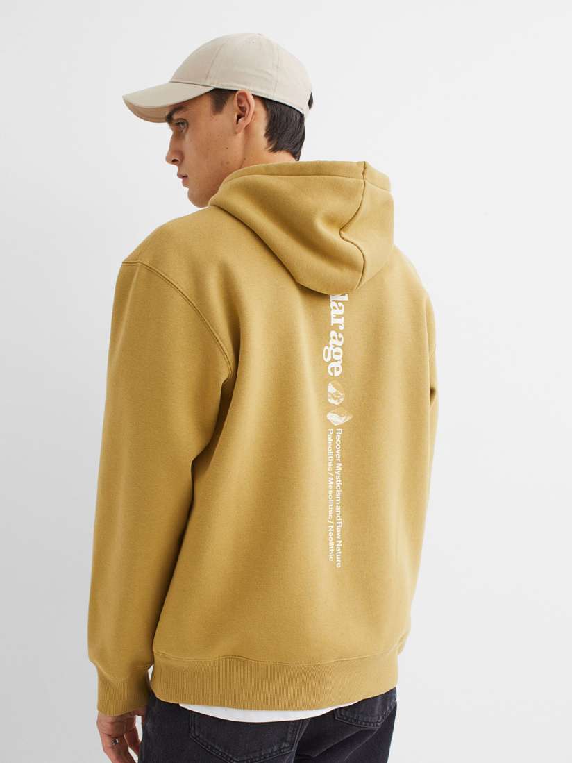 Buy H M Men Yellow Relaxed Fit Hoodie Sweatshirts for Men from H M at Rs. 1999. Style ID 16929724