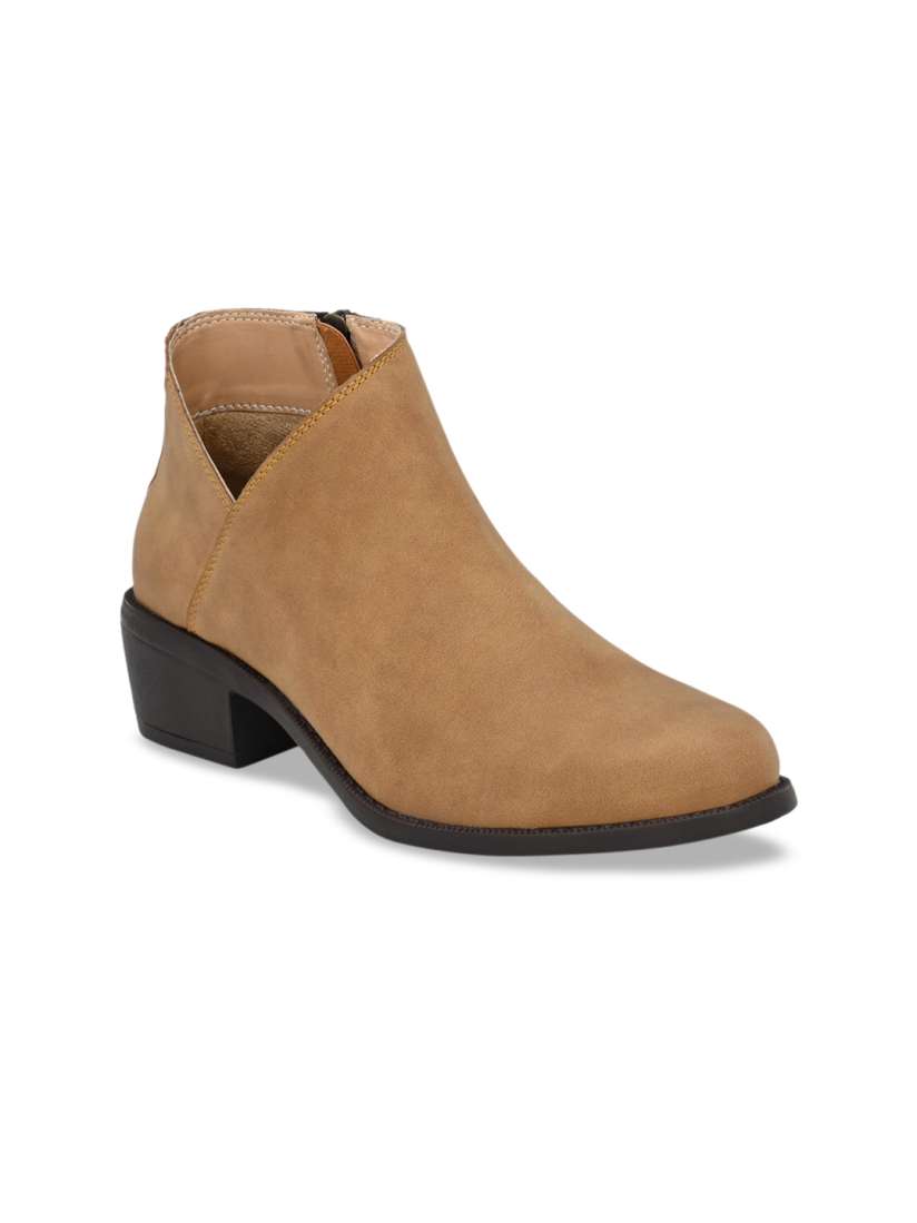 Buy El Paso Women Tan Boots Boots for Women 16935628 Myntra