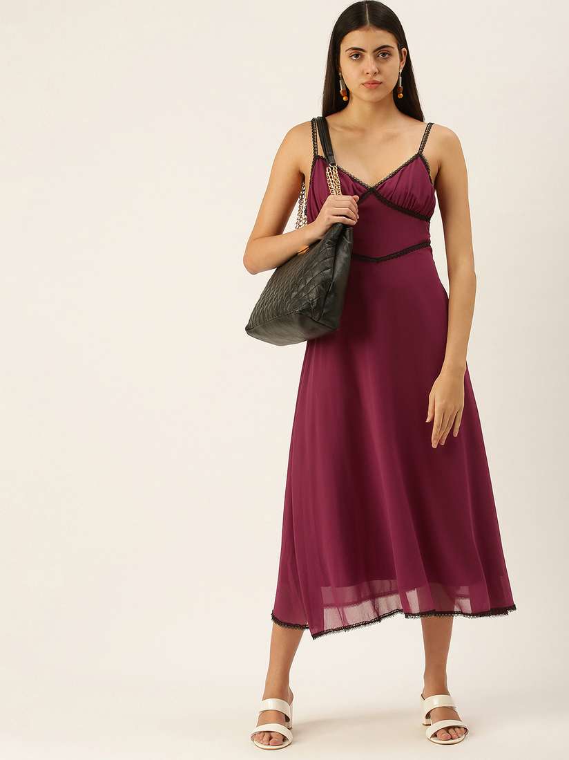 Floral Dress Dresses Online Forever 21 Dresses Myntra Buy FOREVER - Main Image