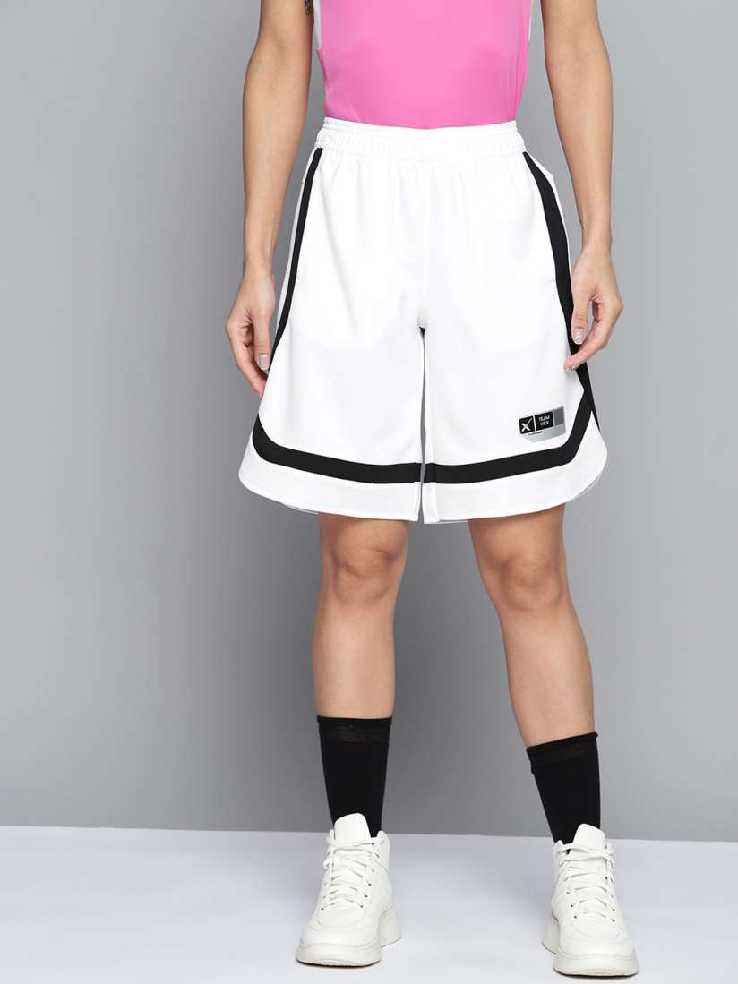 White basketball shorts womens best sale