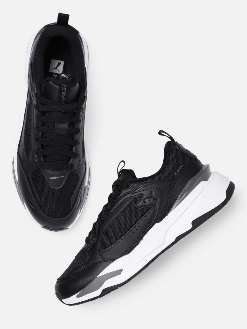 Solid black trainers online