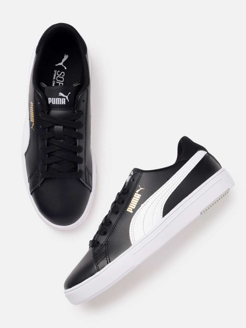 Buy Puma Unisex Black Serve Pro Lite Leather Sneakers Casual Shoes for Unisex 16943446 Myntra