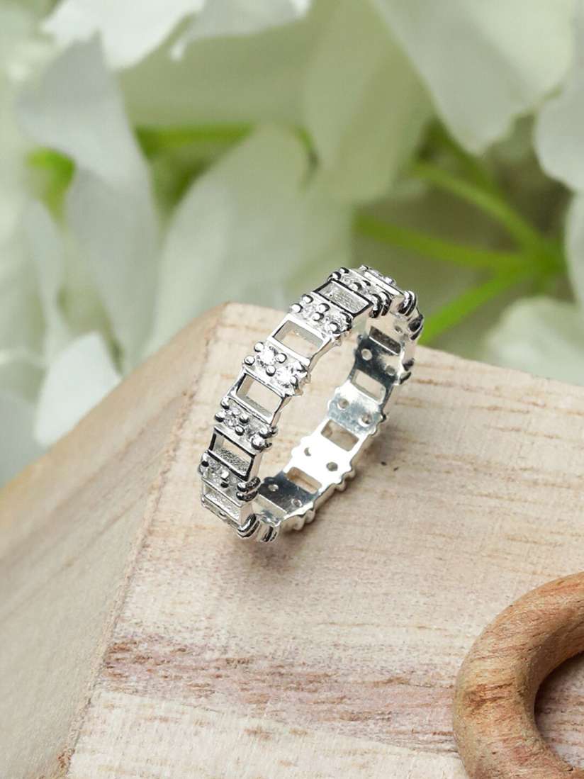 Buy SHEER by Priyaasi Elegant 925 Sterling Silver Ring Ring for Women 16948462 Myntra