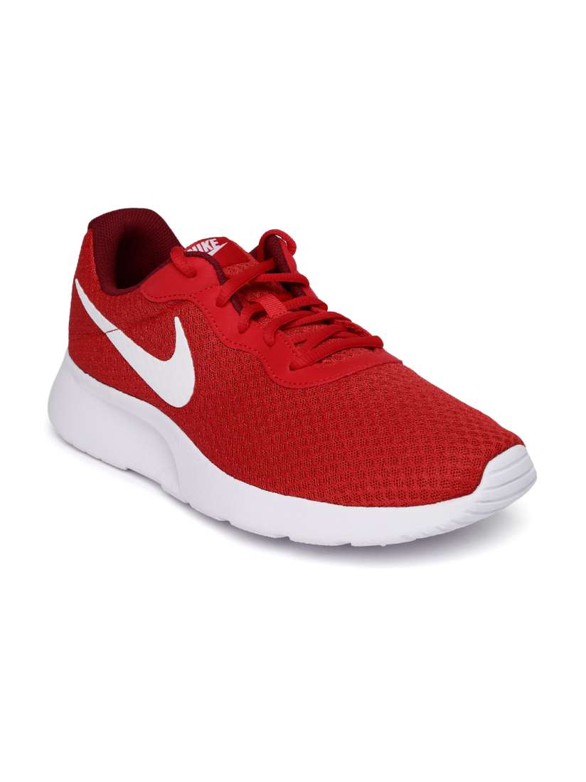 Buy Nike Men Red Solid Tanjun Sneakers Casual Shoes for Men 1694882 Myntra