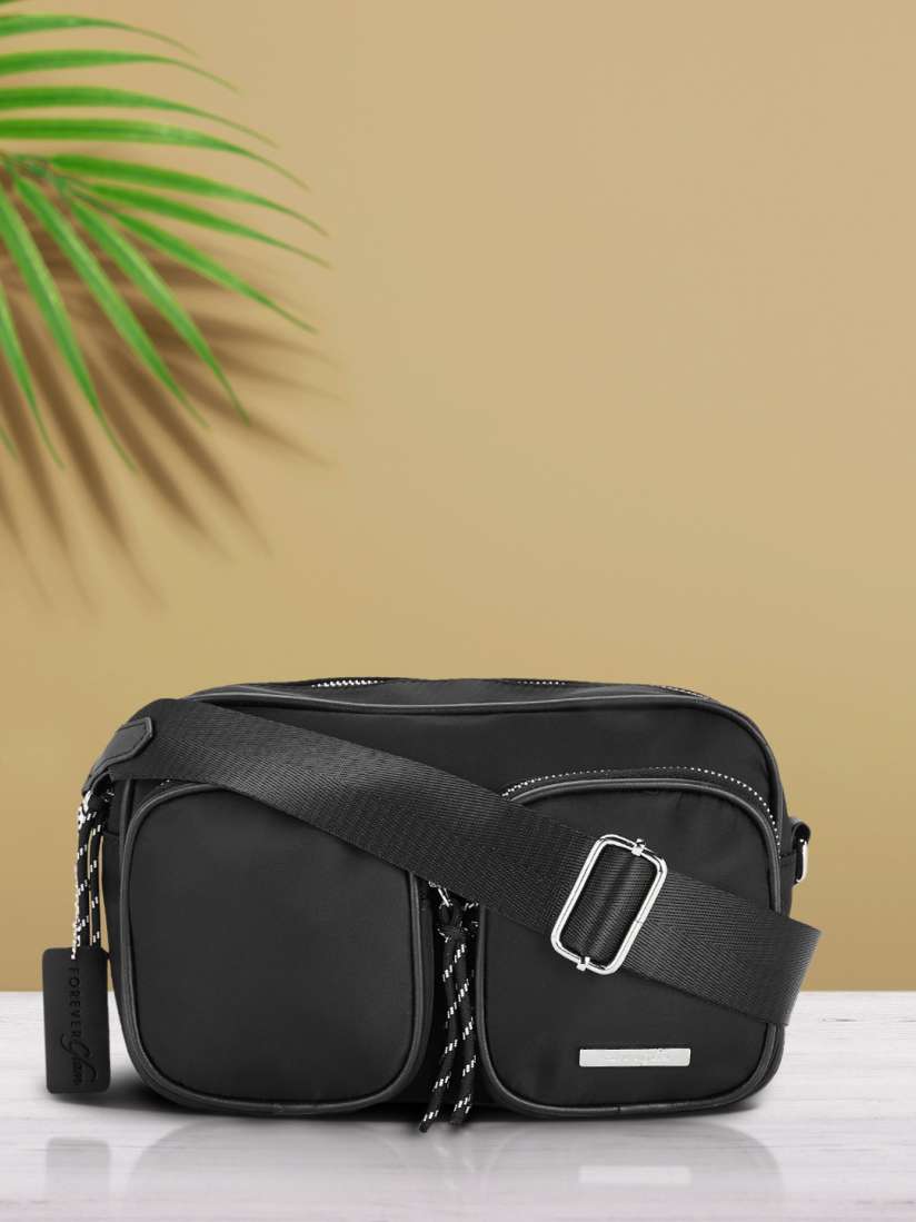 Forever glam black sling bags 2025