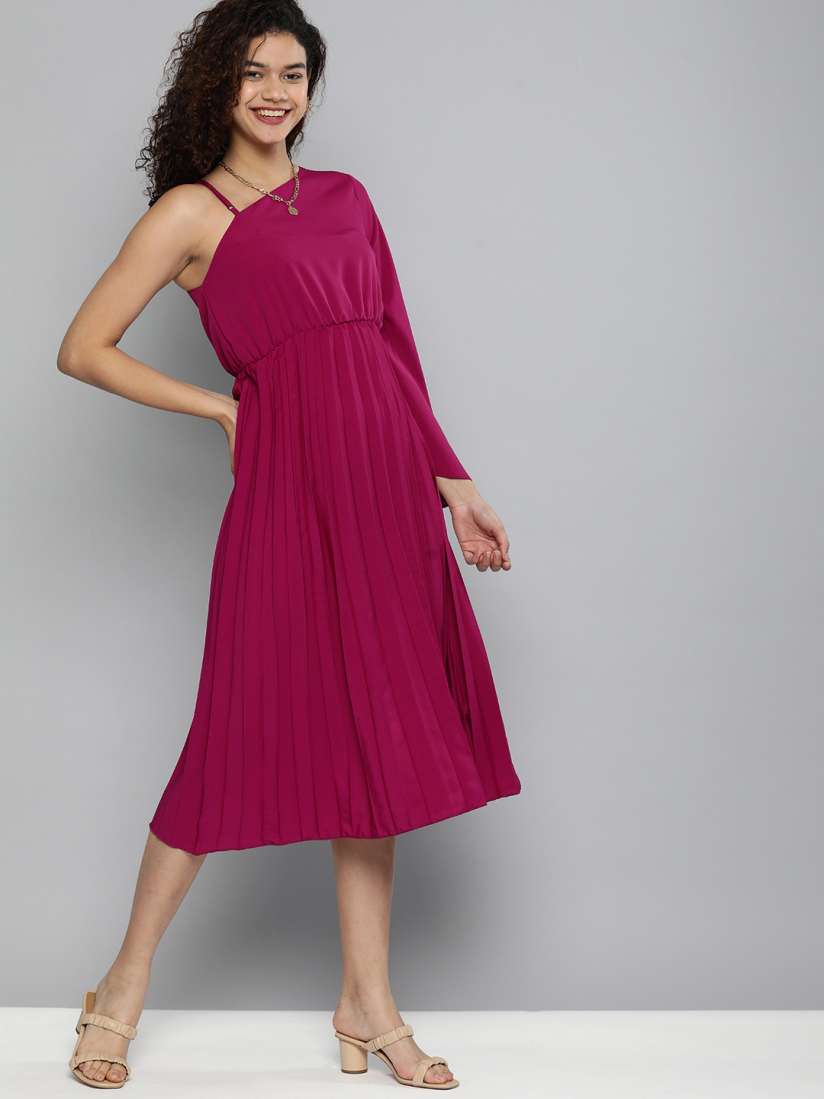 Magenta dresses party top