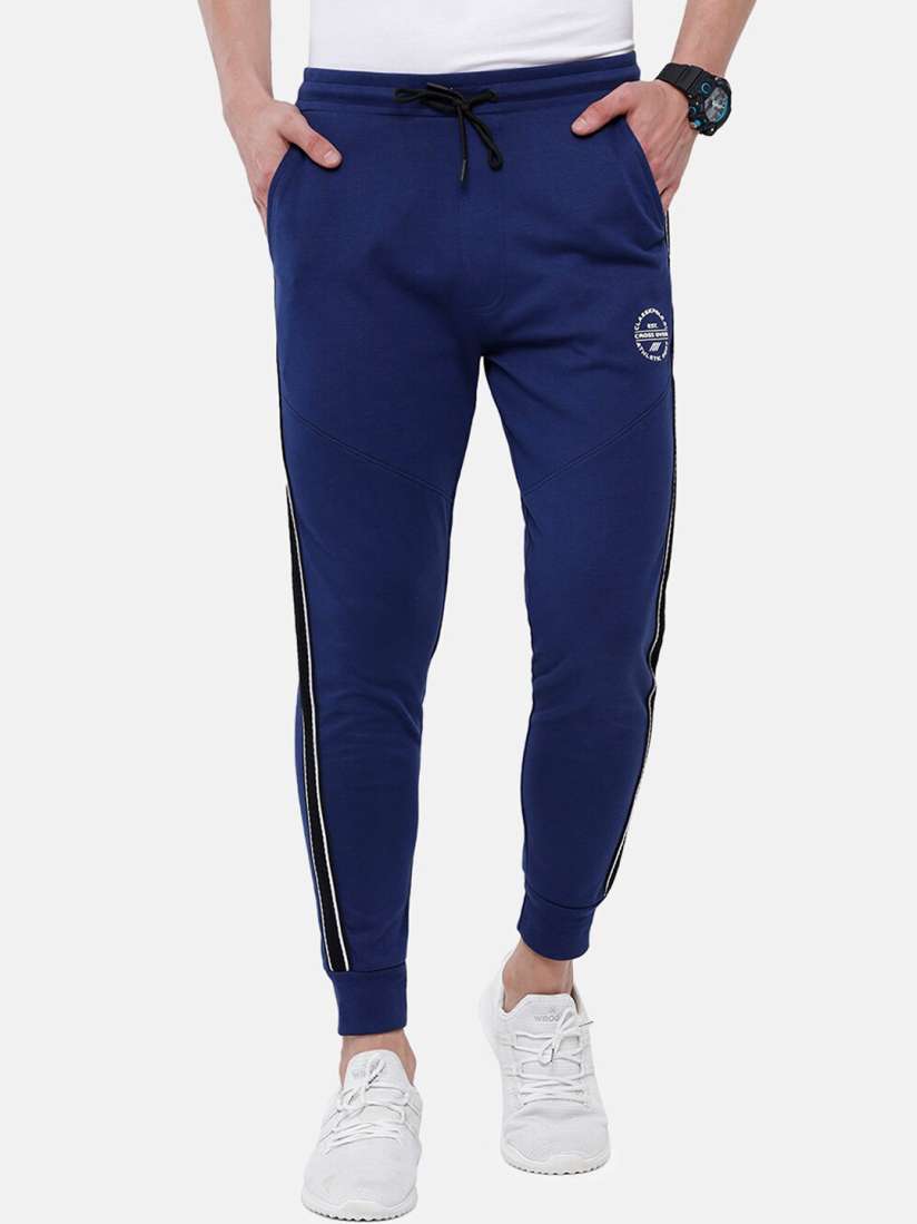 Buy Classic Polo Men Blue Solid Slim Fit Joggers Track Pants for Men 16993568 Myntra