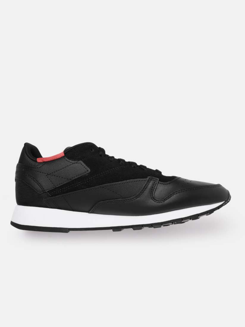 Buy Reebok Classic Unisex Black Solid Leather Sneakers Casual Shoes for Unisex 16996110 Myntra