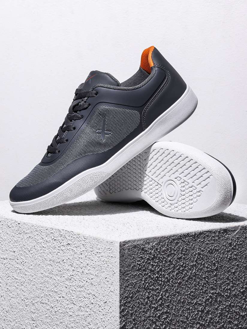 Hrx charcoal grey sneakers online