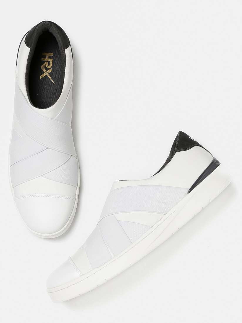 Buy HRX By Hrithik Roshan Men White Pro Sneakers Slip On Sneakers Casual Shoes for Men 1700098 Myntra