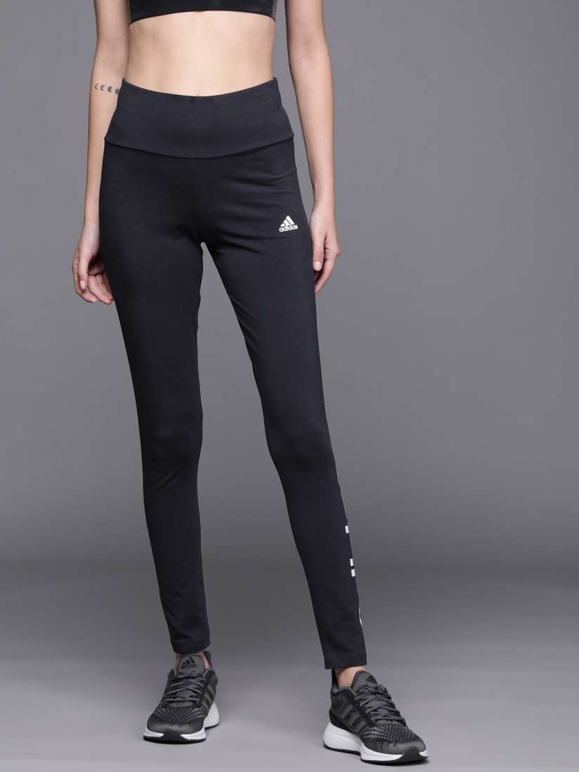 Buy ADIDAS Women Navy Blue Solid High Waisted Logo Tights Tights for Women 17005294 Myntra